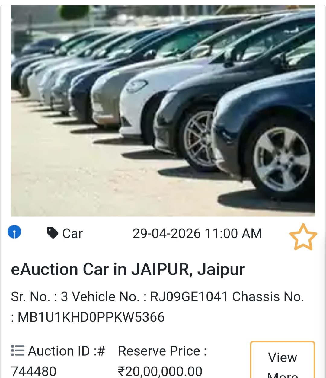 Jaipur Deal – Car Unit 3 🚗