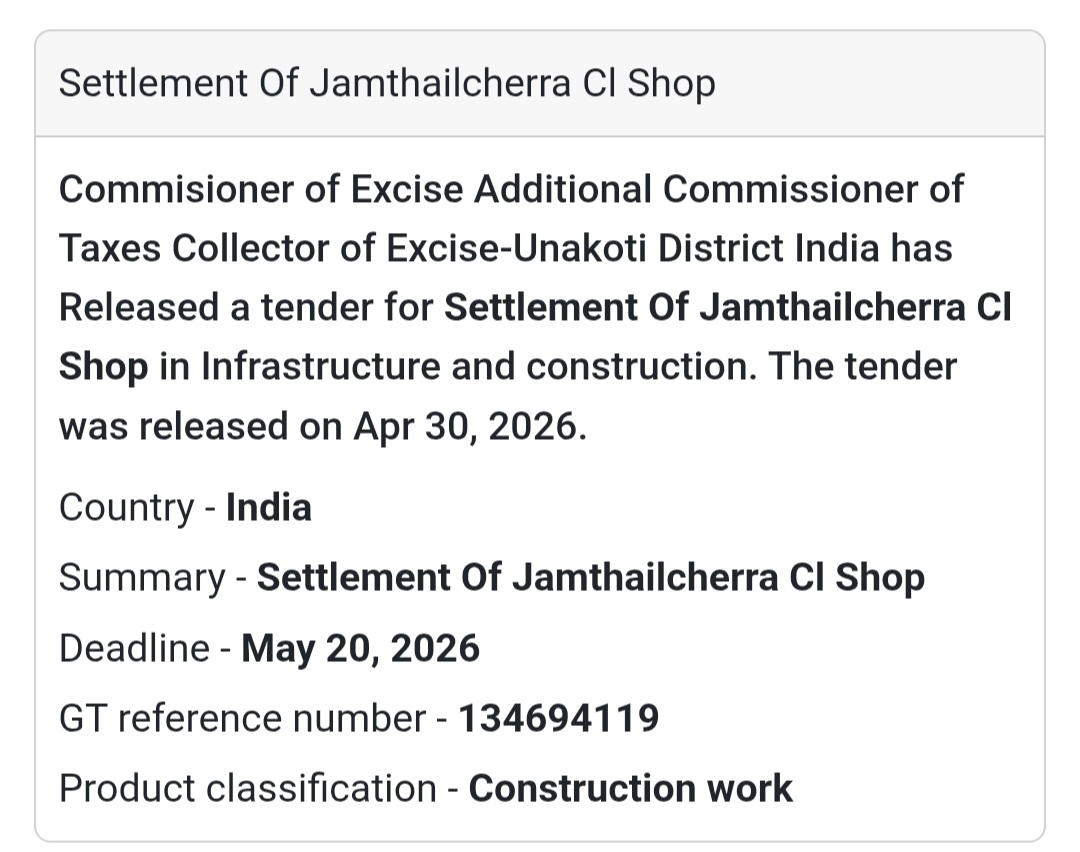 🏪 Jamthaicherra CI Shop Settlement
