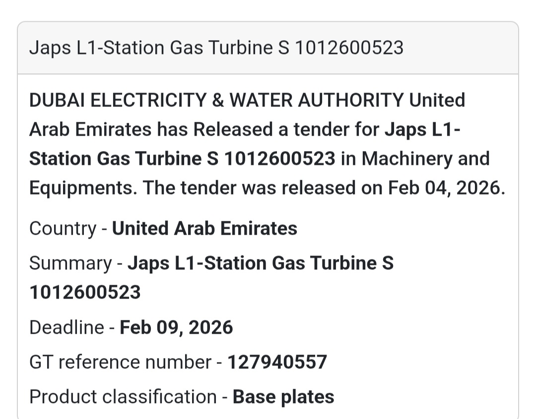 ⚙️ JAPS L1-Station Gas Turbine (S 1012600523)