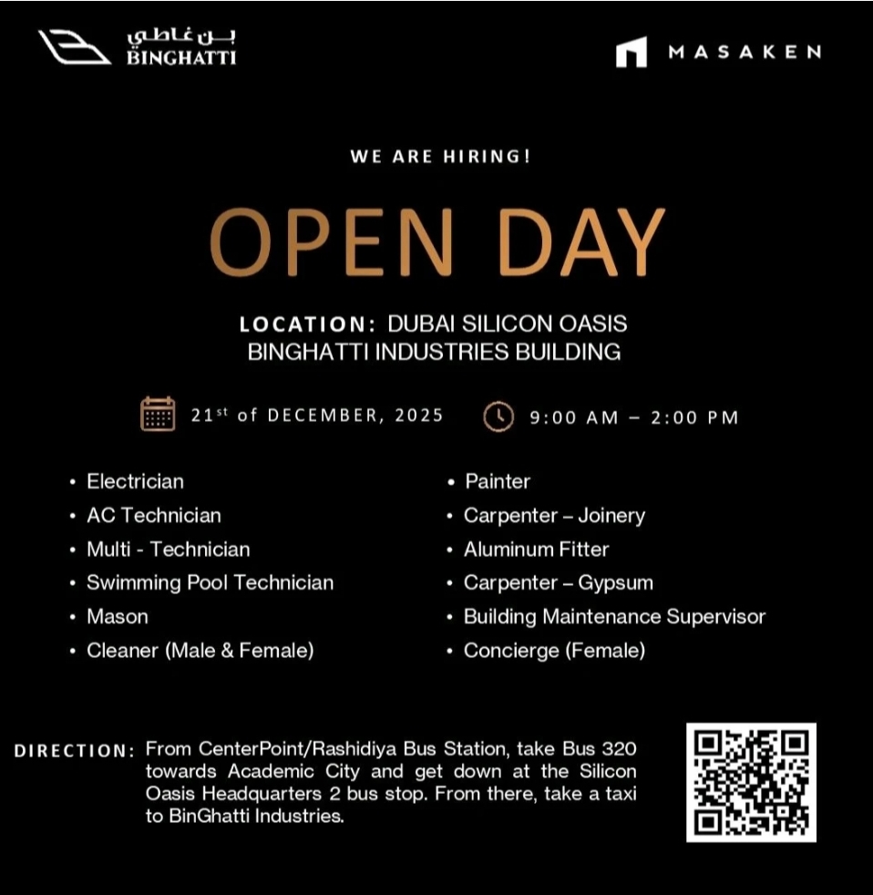 🚨 JOB ALERT | FACILITY MANAGEMENT OPEN DAY 🚨