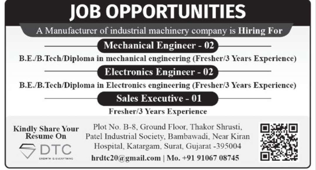 👨‍💼 Job Opportunities – Surat