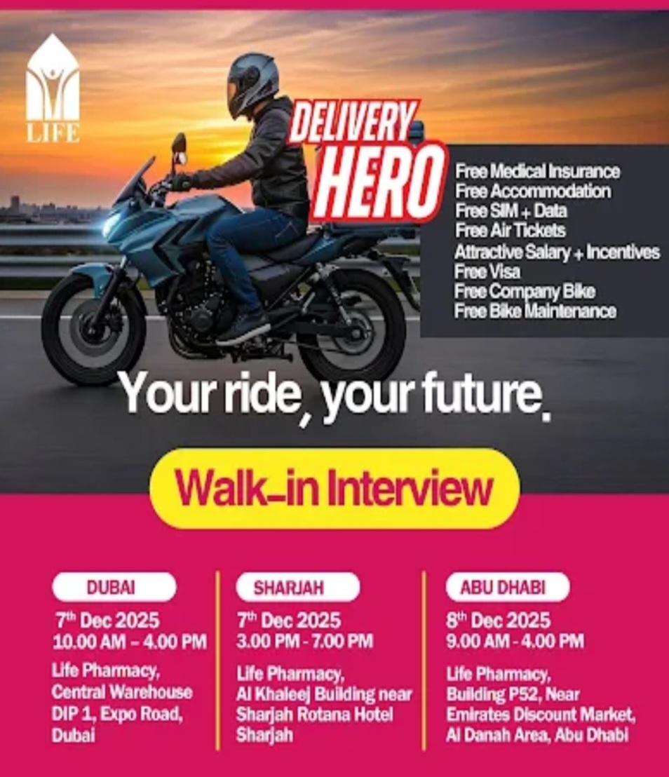 🛵 Join Our Team as a Delivery Hero in the UAE! 🇦🇪