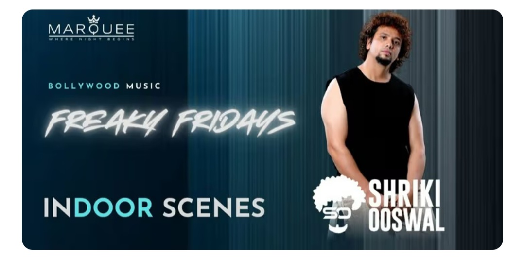 Join Shriki Oswal this Friday at Marquee Club