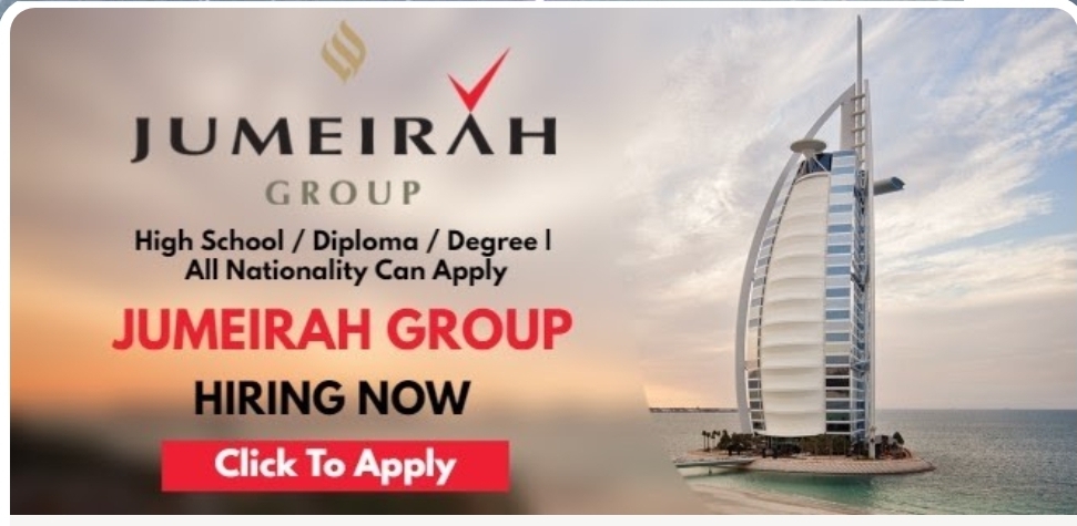 🌟 Jumeirah Group UAE – Now Hiring 2025! 🇦🇪
