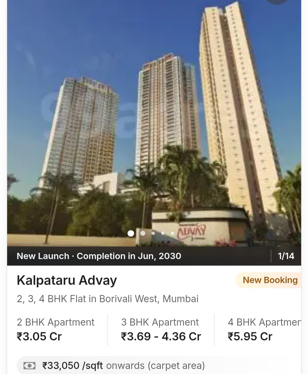 🏙️ Kalpataru Advay, Borivali West – A New Benchmark in Luxury Living