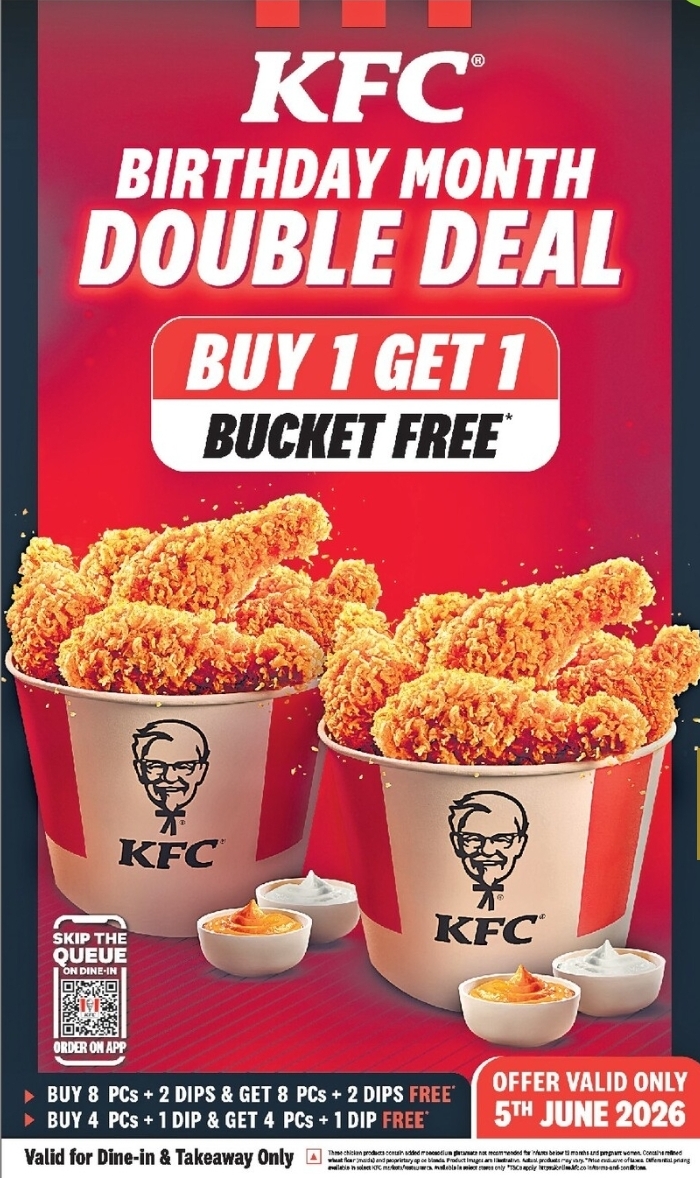 🍗 KFC Birthday Month Double Deal
