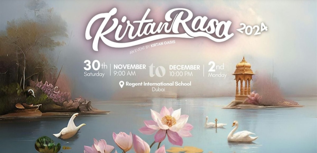 🙏✨ Kirtan Rasa Festival 2025 – A Soulful 3-Day Devotional Journey in Dubai! ✨🙏