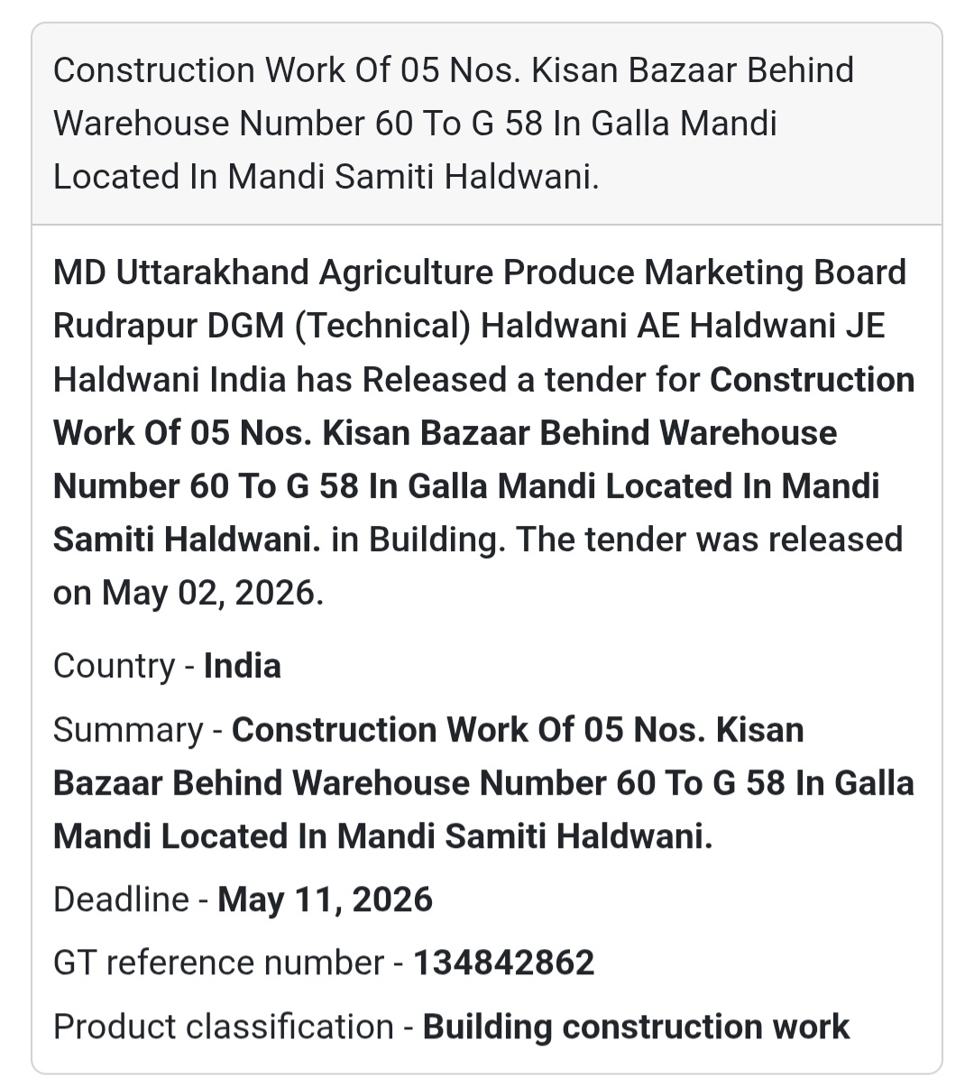🏬 Kisan Bazaar Construction (G60 to G58 Area)