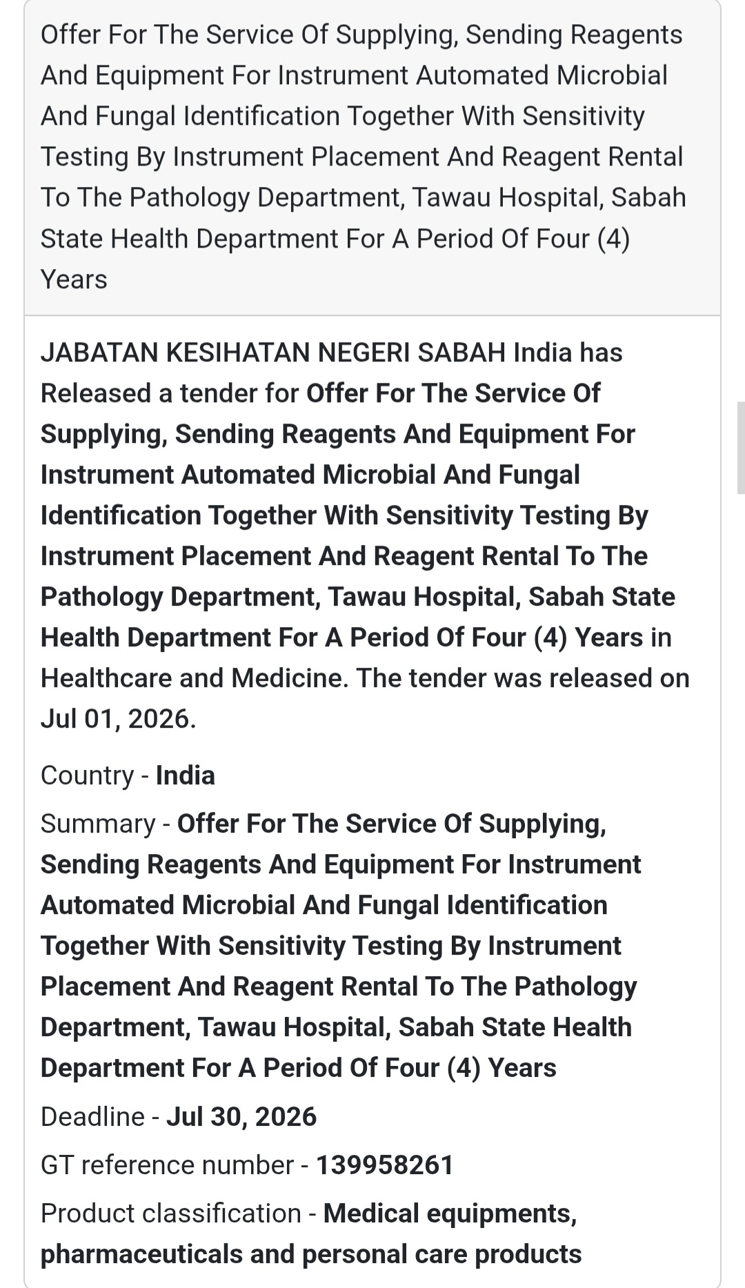 🧪 Laboratory Reagents & Equipment | Sabah, Malaysia