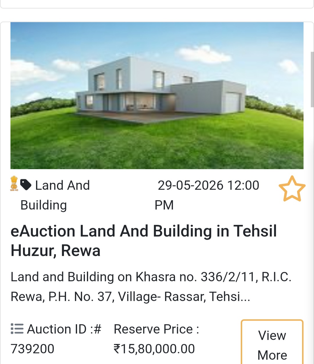 🏘️ Land & Building Combo in Rewa