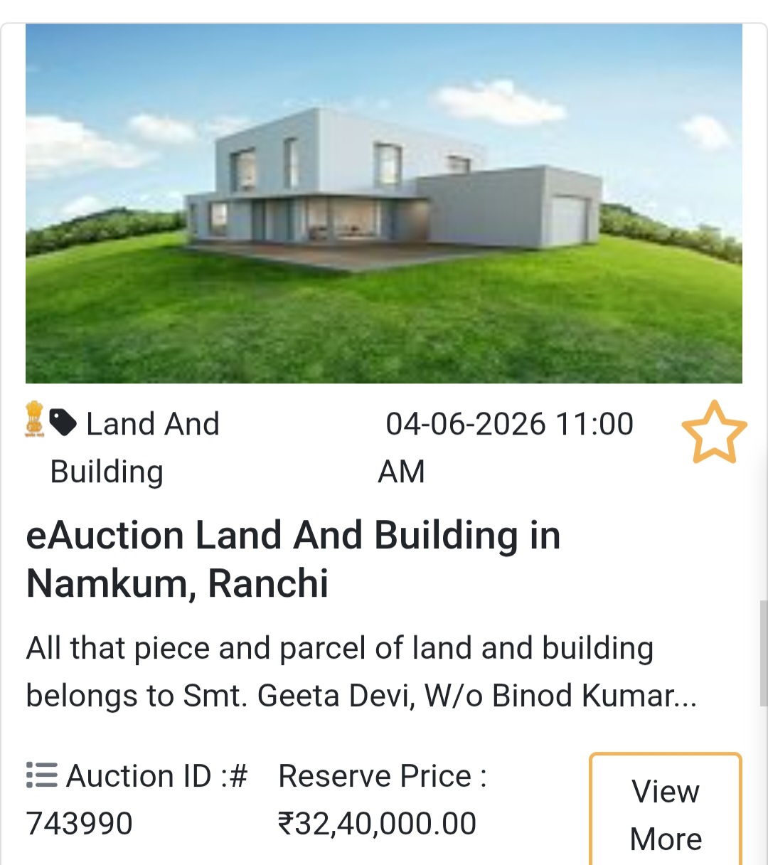 🏡 Land & Building in Namkum, Ranchi