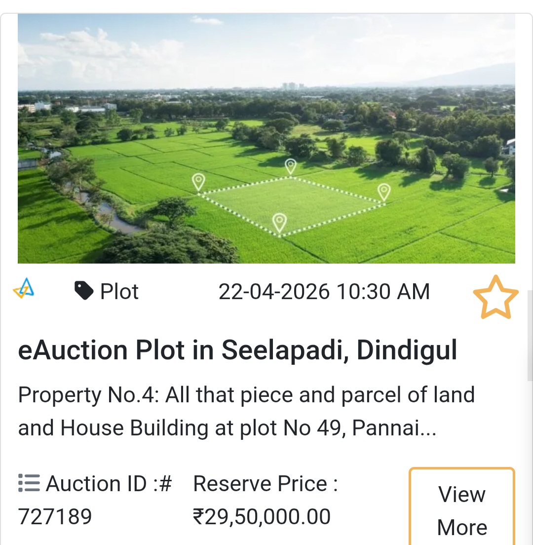 🏡 Land + House Property – Seelapadi, Dindigul