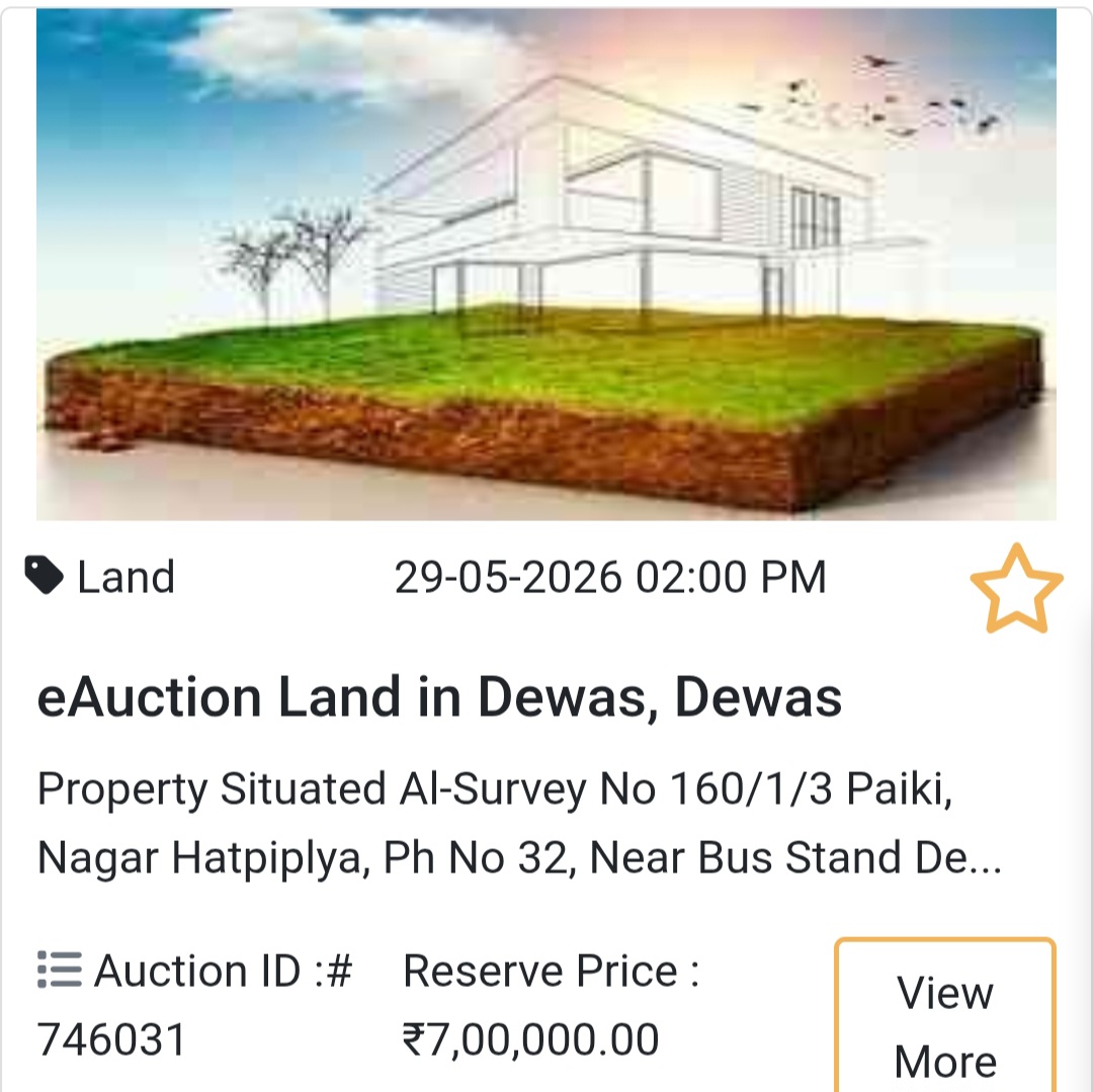 🌍 Land in Dewas (Near Bus Stand)
