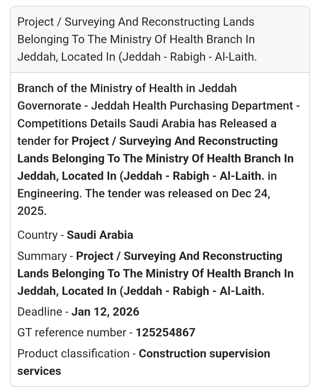 🏗️ Land Surveying & Reconstruction Project – Jeddah 🇸🇦