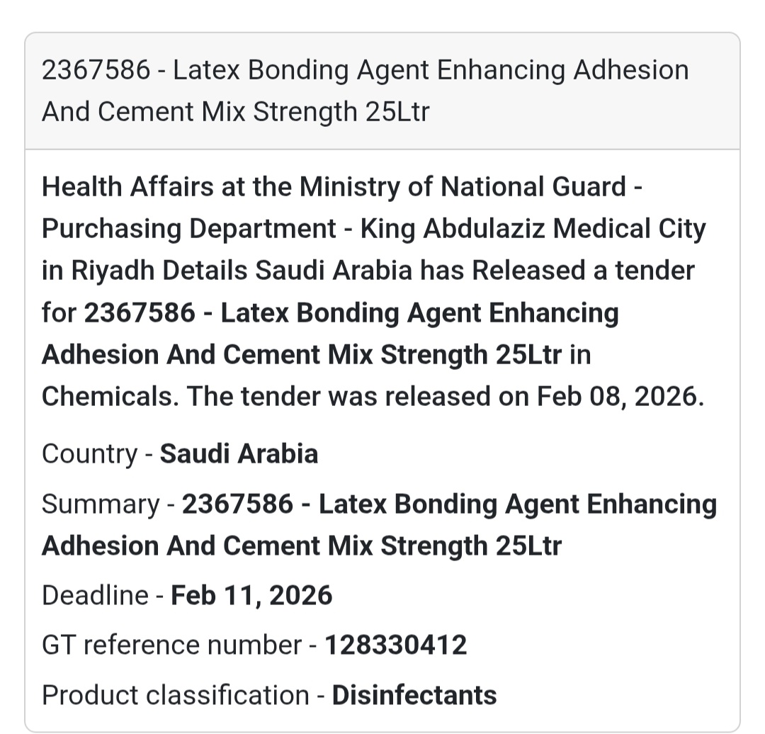 🧪 Latex Bonding Agent (25 Ltr)