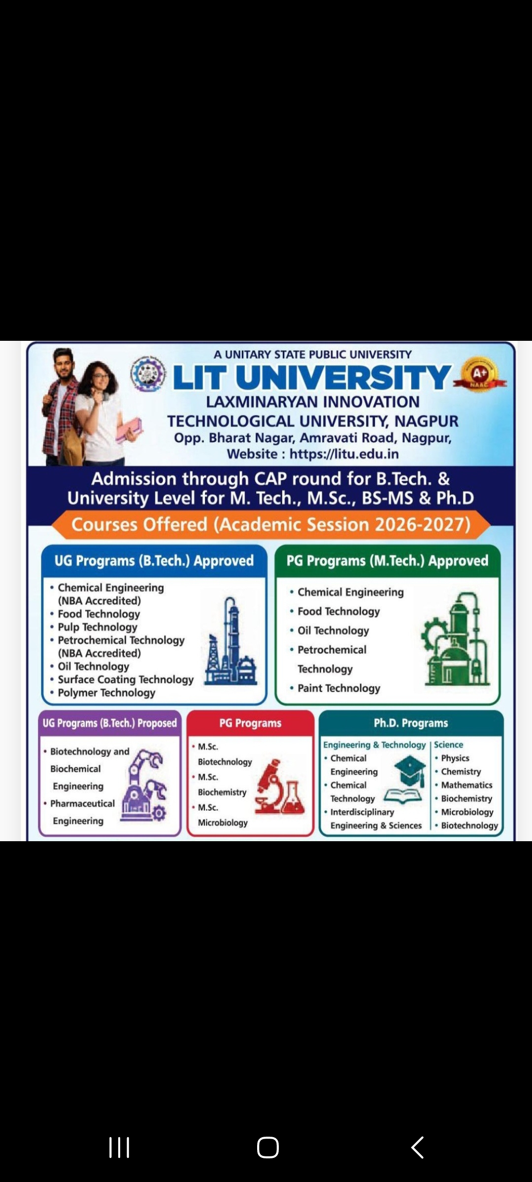 🎓 LIT University Admissions Open 2026–27
