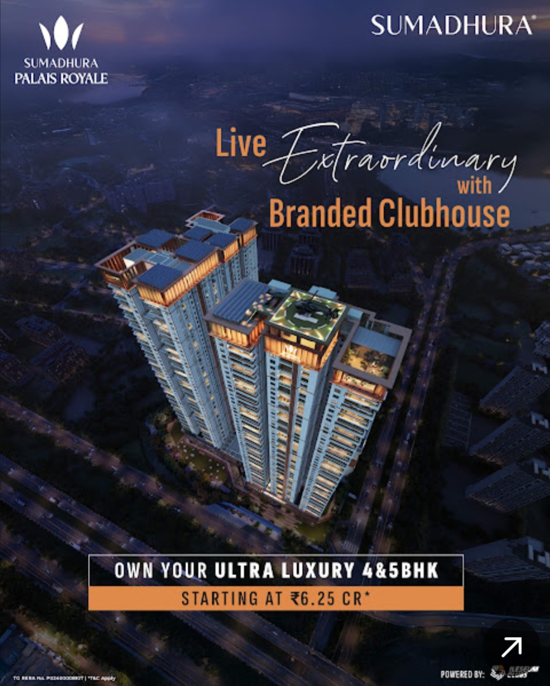 ✨ Live Extraordinary at Sumadhura Palais Royale ✨