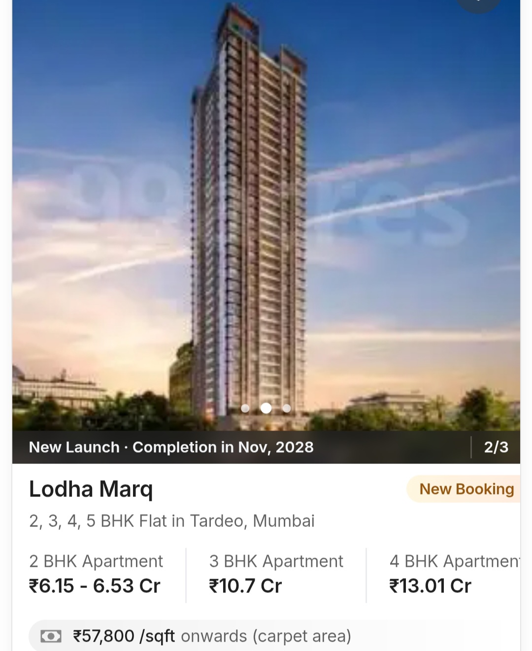 🏙️ Lodha Marq – Tardeo, Mumbai
