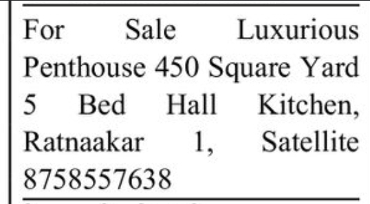 🏡 Luxurious 5 BHK Penthouse for Sale | Ratnaakar 1, Satellite