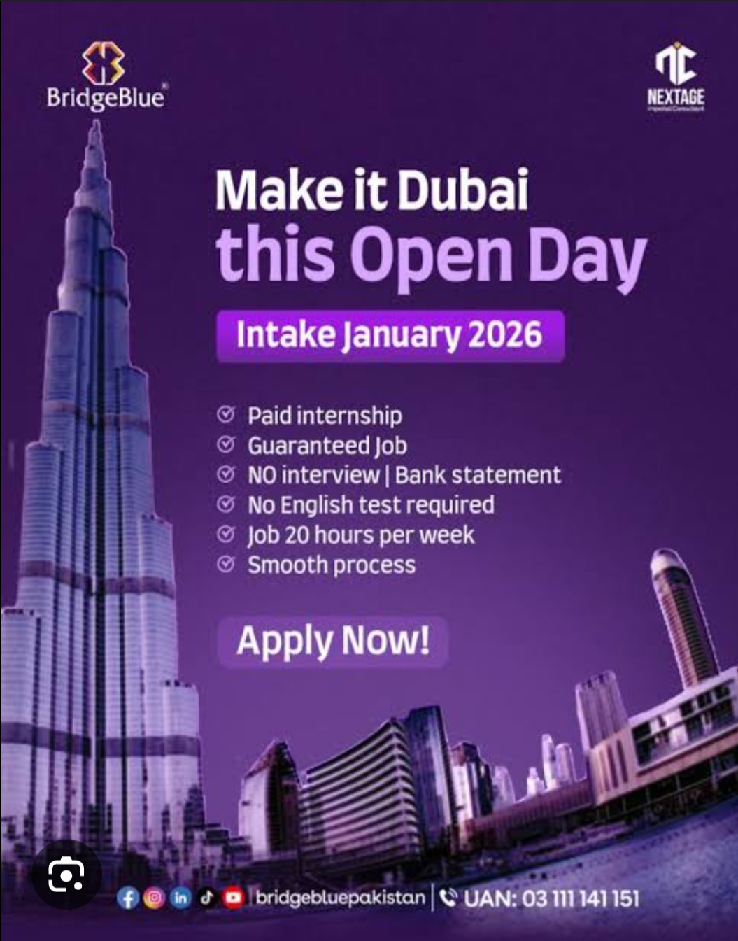 🌆✨ Make It Dubai This Open Day – Intake January 2026!