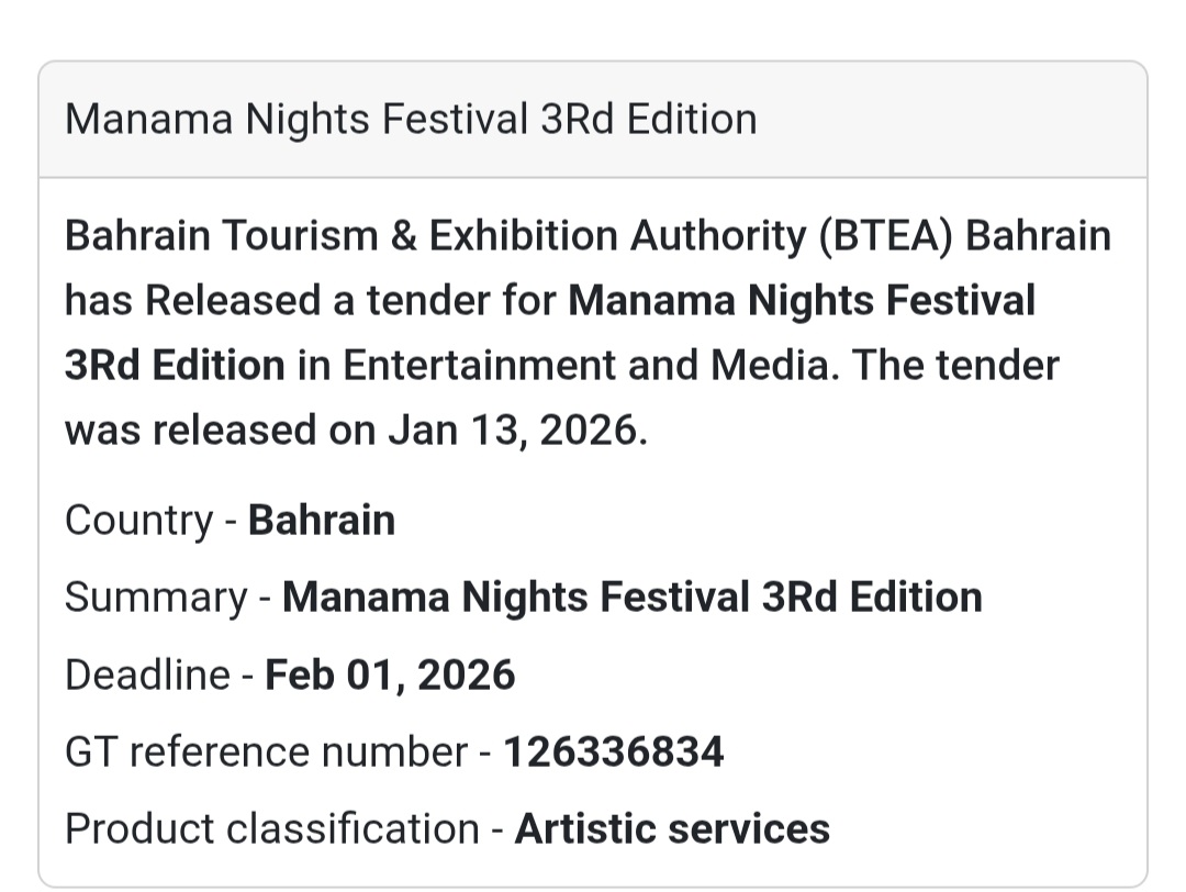 🌟 Manama Nights Festival – 3rd Edition