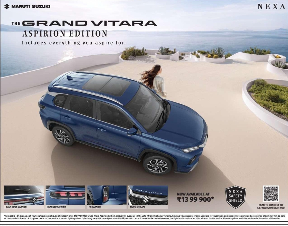 🚗 Maruti Suzuki Grand Vitara Aspirion Edition