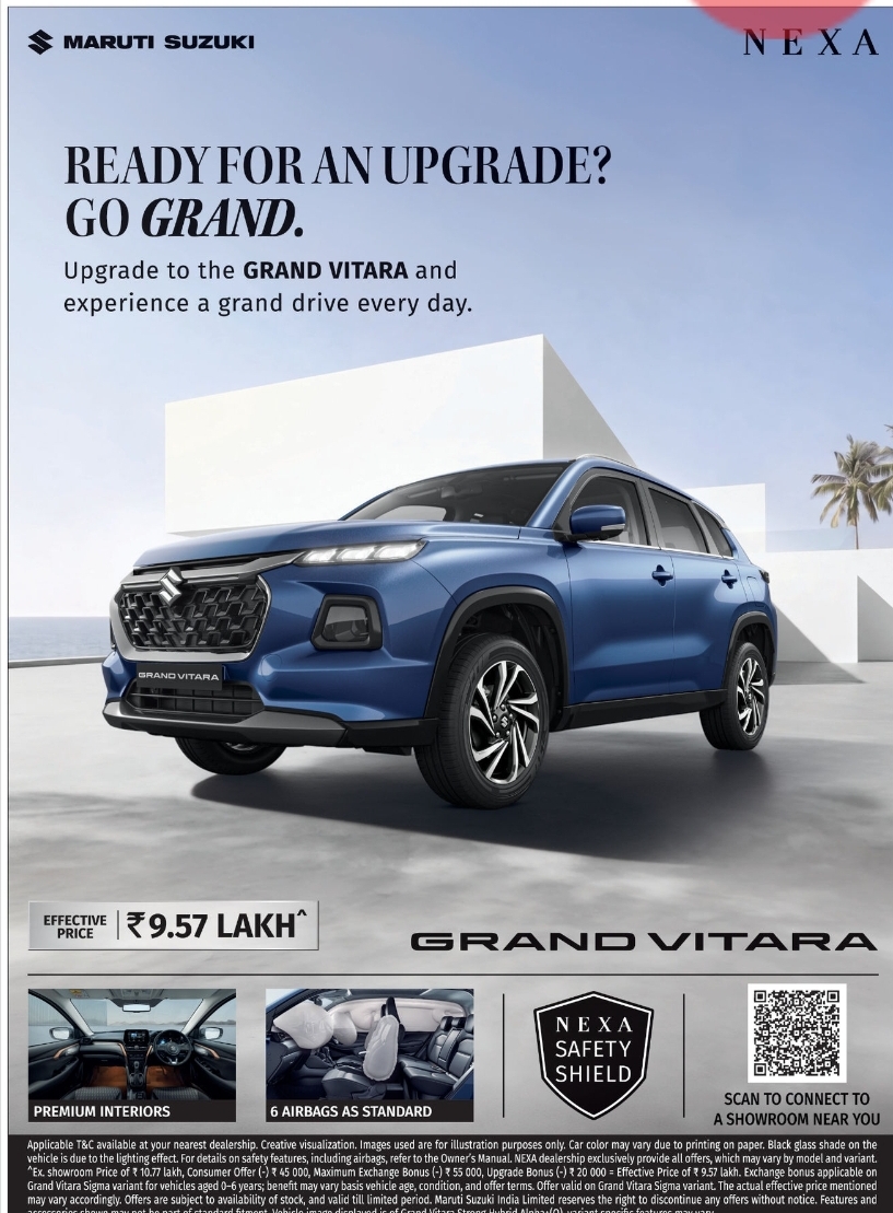 🚙 Maruti Suzuki Grand Vitara | Upgrade to Grand