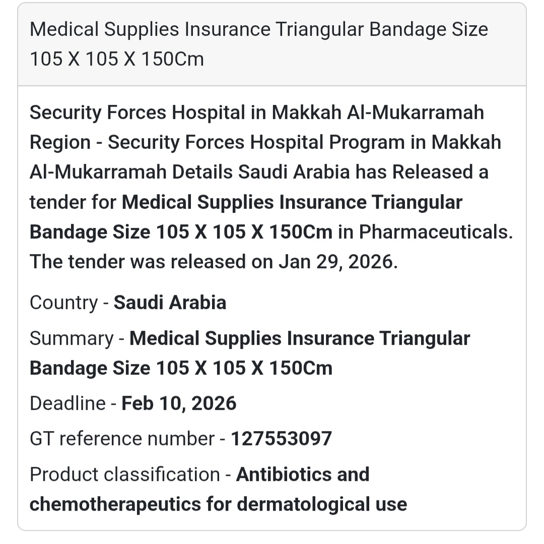 🩹 Medical Bandage Supply