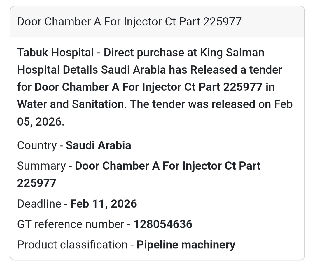 🚪 Medical Imaging Spare Part Supply