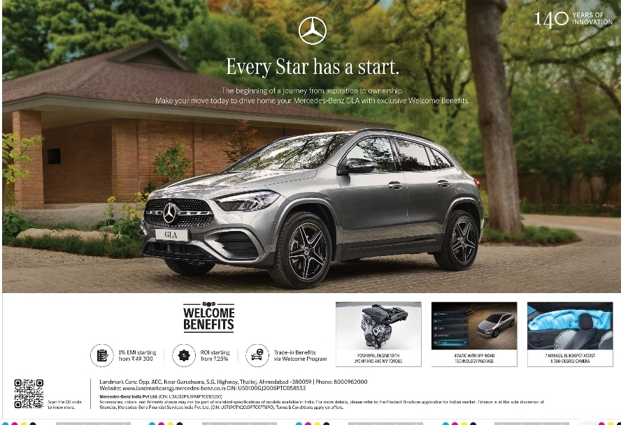 ⭐ Mercedes-Benz GLA – Welcome Benefits