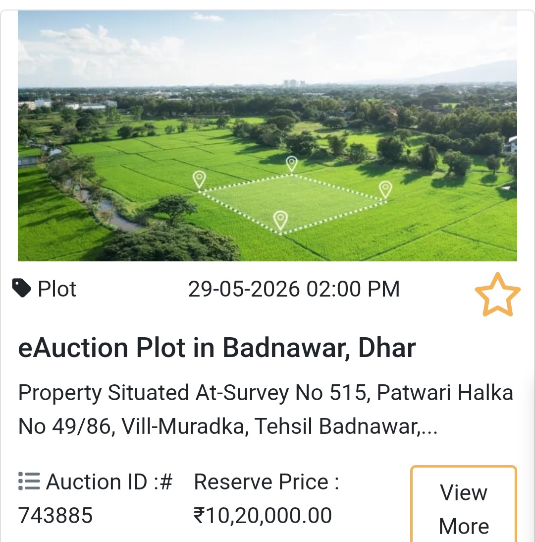 🌿 Mid-Range Plot in Dhar (Muradkheda)