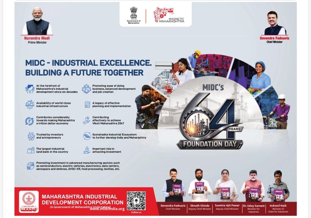 🏭 MIDC Foundation Day Celebration | Maharashtra