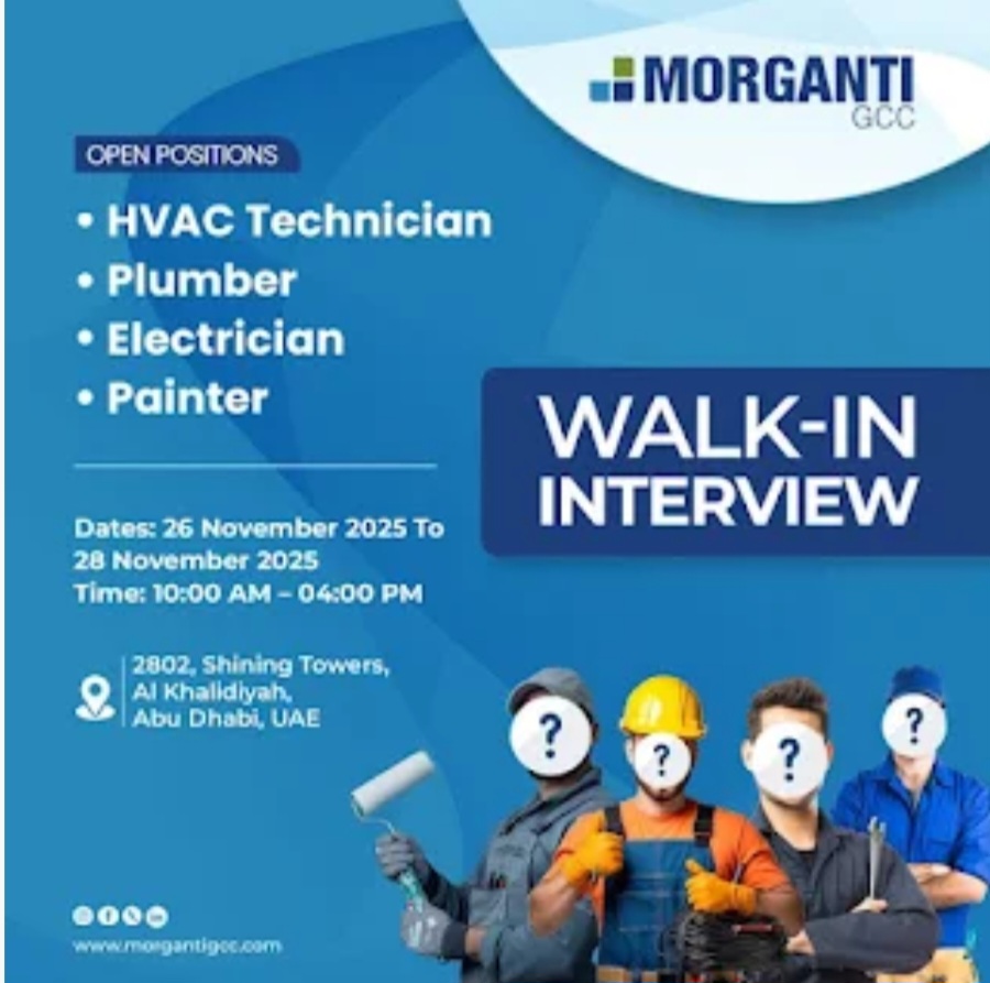 🔥 Morganti GCC Walk-In Interviews – Abu Dhabi!