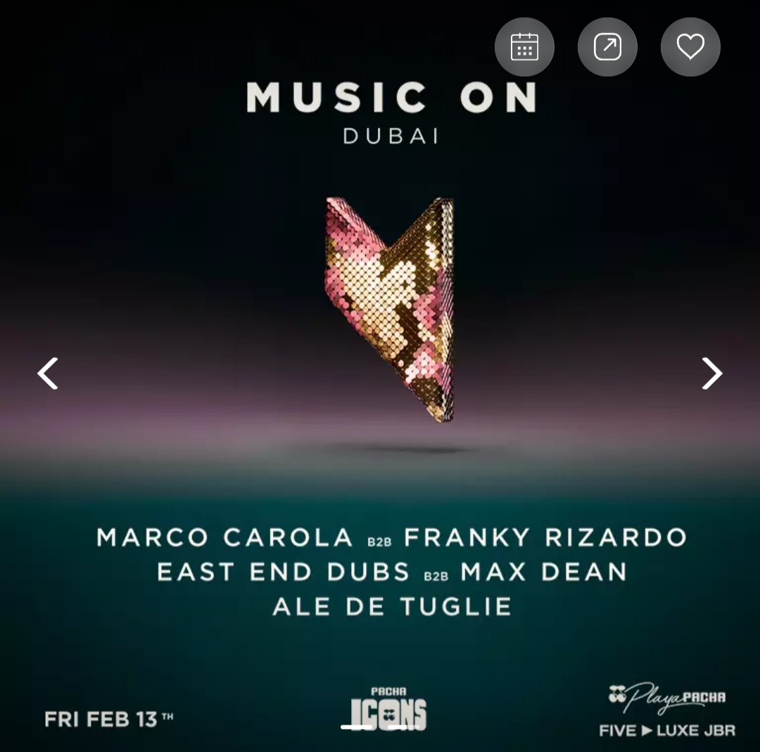 🎶 Music On | Marco Carola Live in Dubai