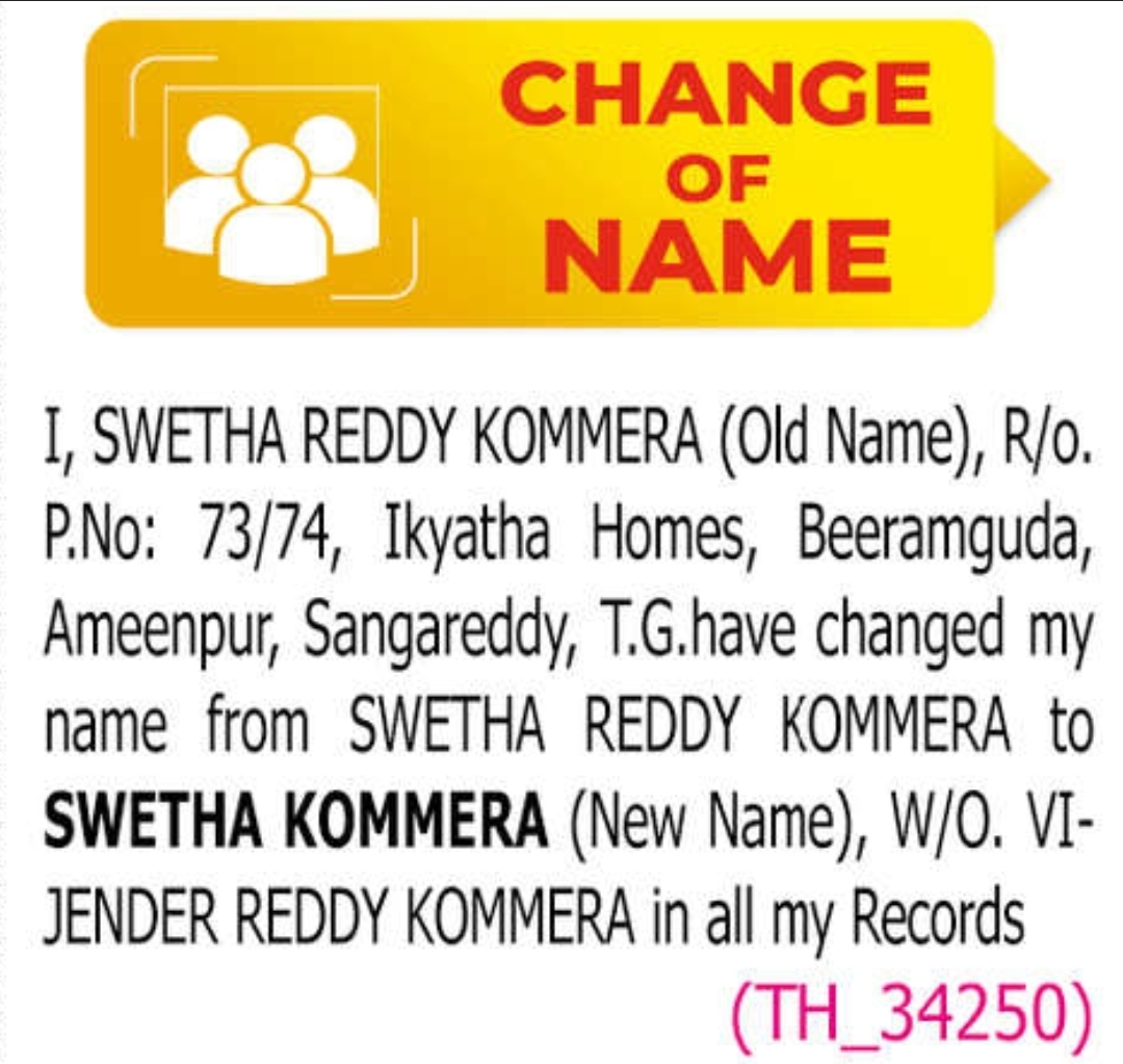 🆔 NAME CHANGE NOTICE