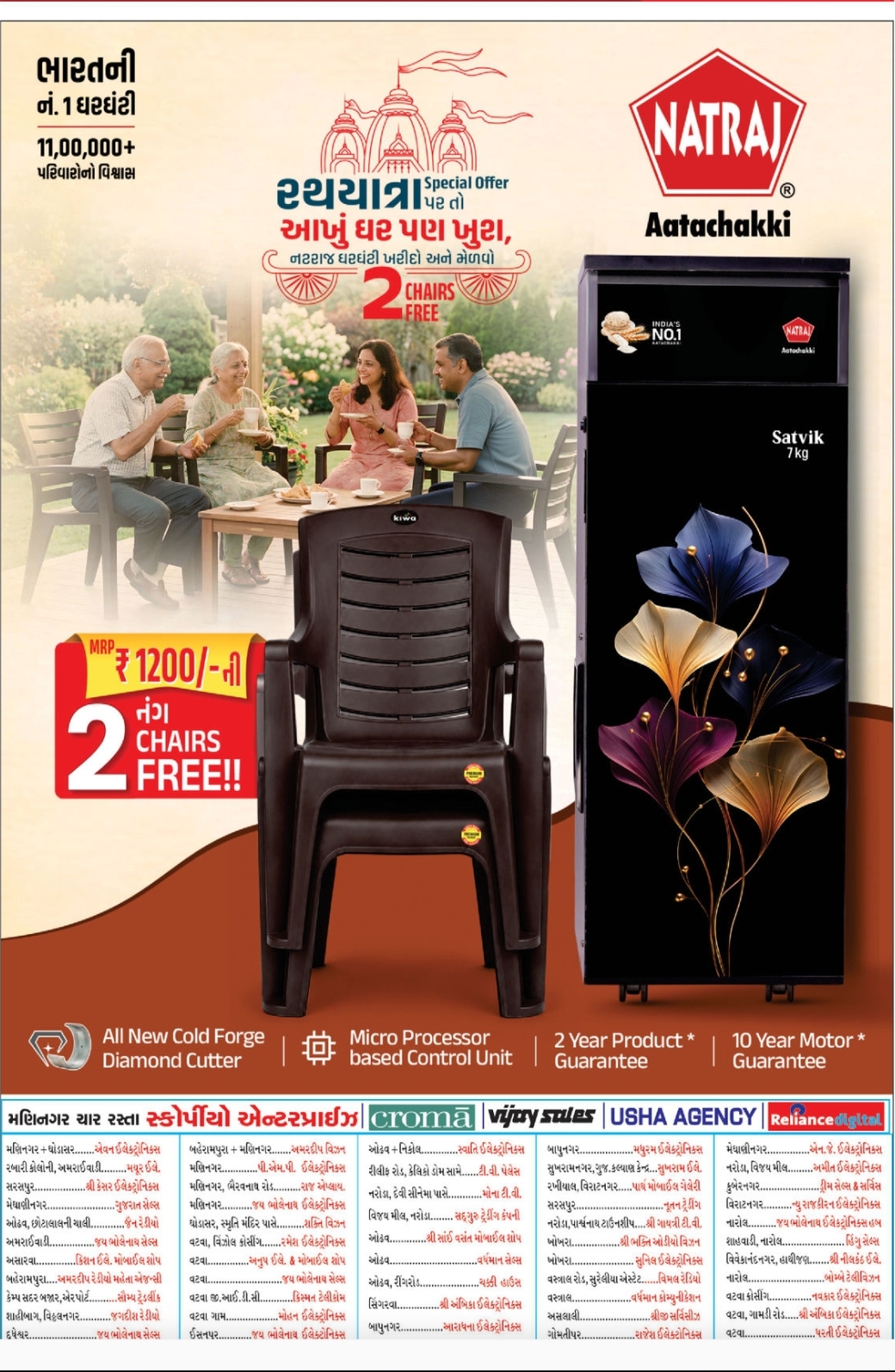 🪔 Natraj Aatachakki Special Offer
