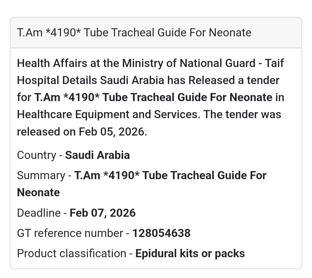 👶 Neonatal Care Equipment Supply