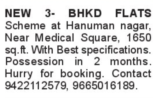 🏡 New 3 BHK Flats – Booking Open