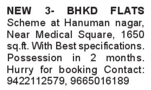 🏡 New 3BHK Flats – Booking Open