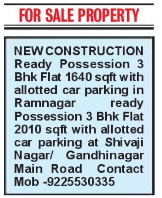 🏢 New Construction 3 BHK Flats for Sale