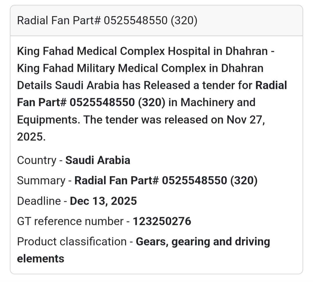 🛠️ New Tender Alert – Saudi Arabia 🇸🇦