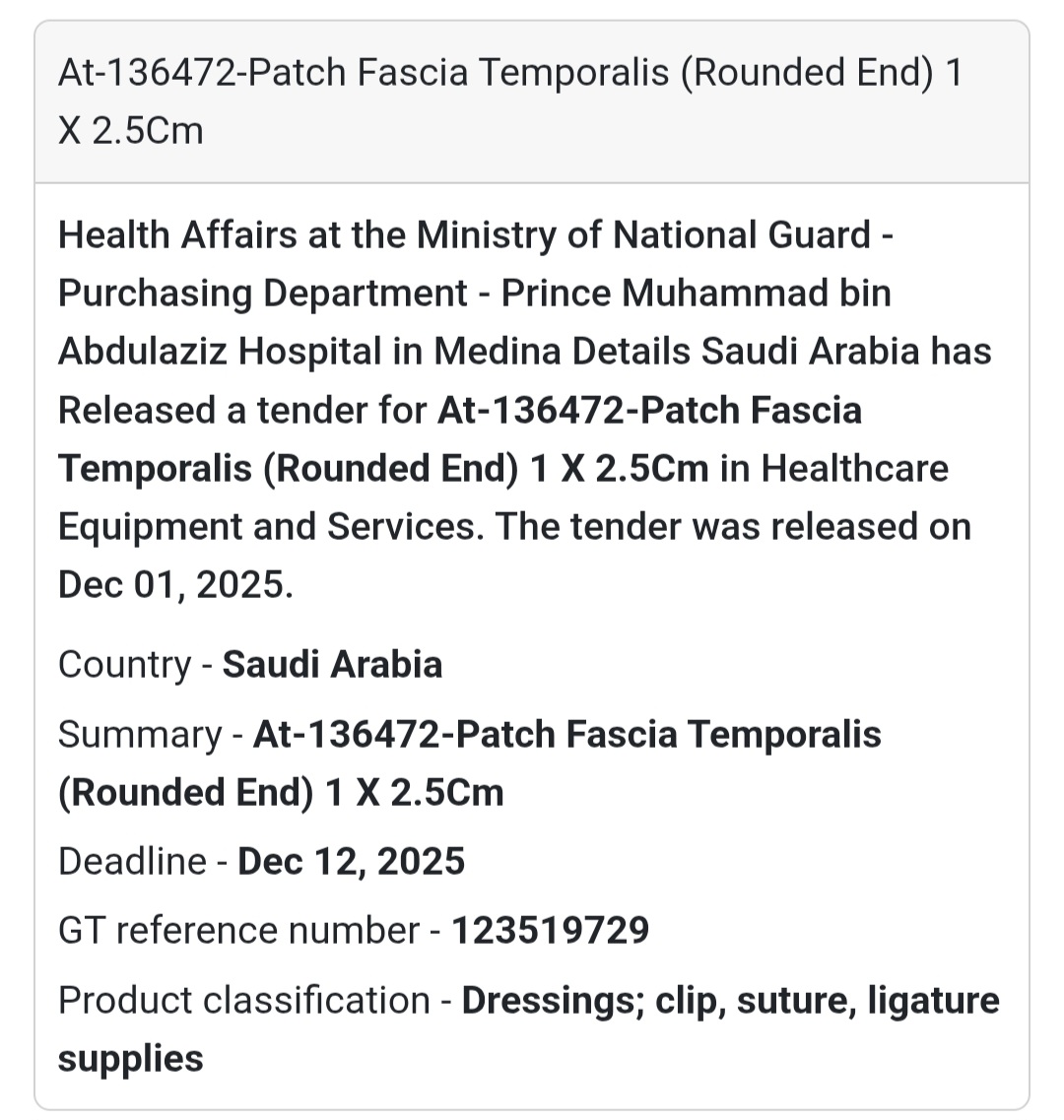 🚨 New Tender Alert – Saudi Arabia 🇸🇦