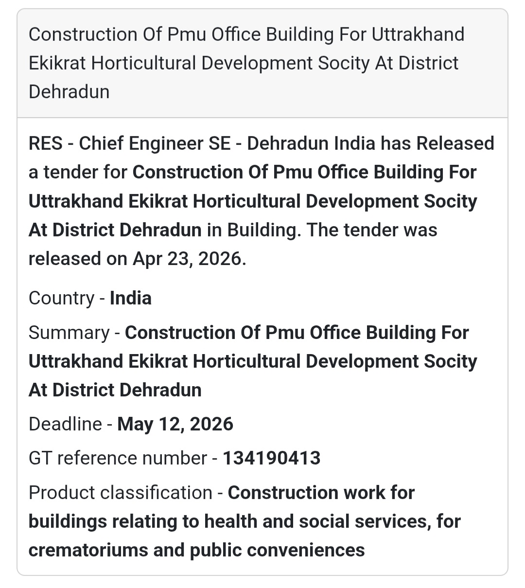 🏢 Office Building Construction – Dehradun