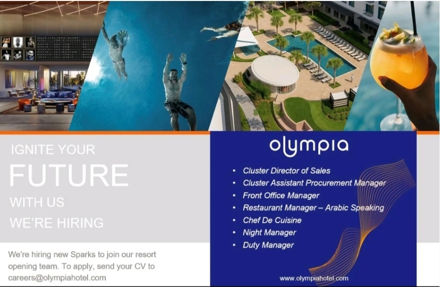 🏨 Olympia Resort Abu Dhabi – Opening Team Hiring