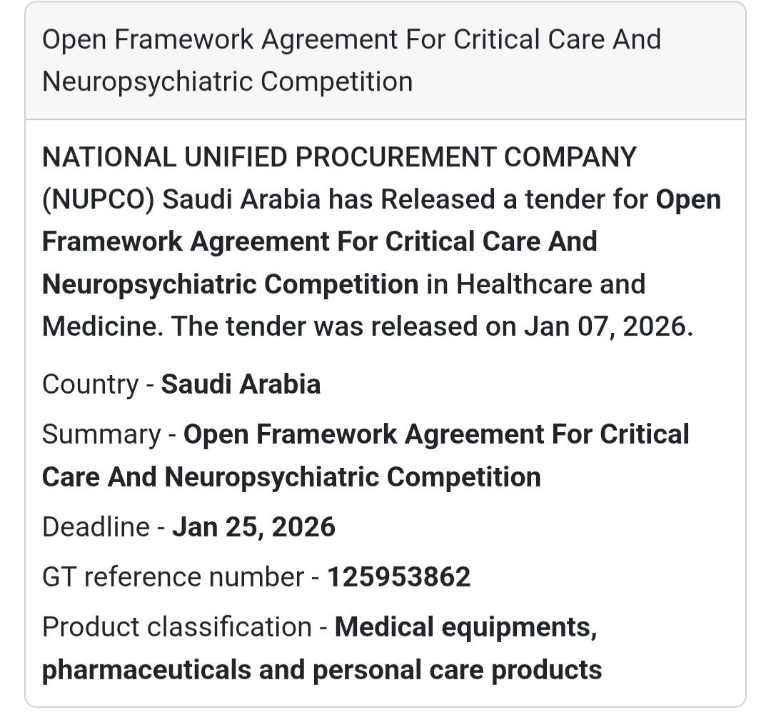 🧠 Open Framework Agreement – Critical Care & Neuropsychiatric