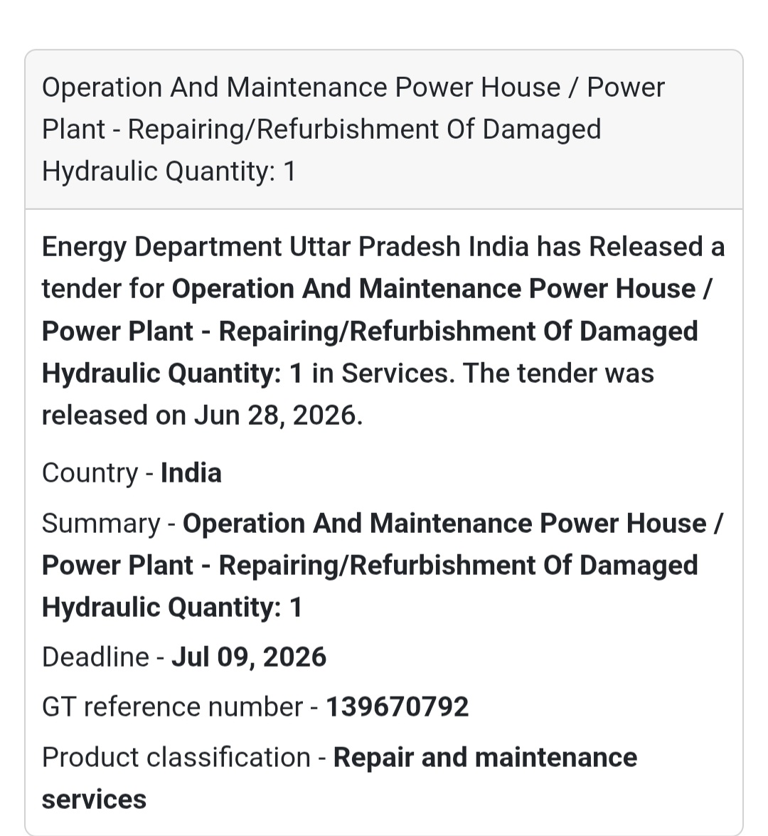 ⚙️ Operation & Maintenance of Power House / Power Plant | India 🇮🇳
