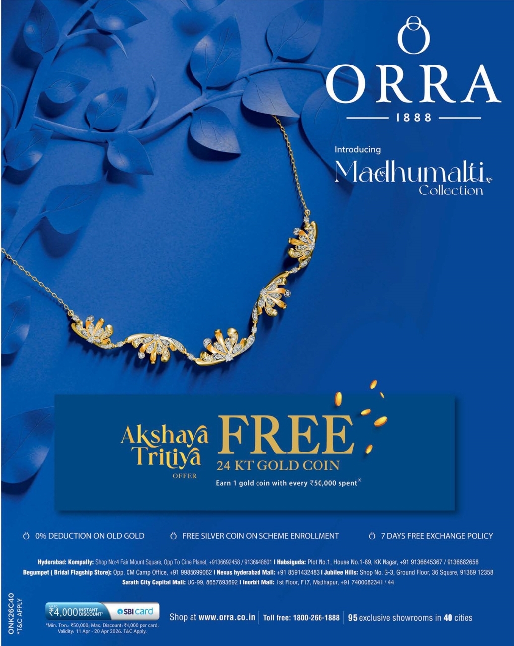 💎 ORRA – Akshaya Tritiya Special Offer