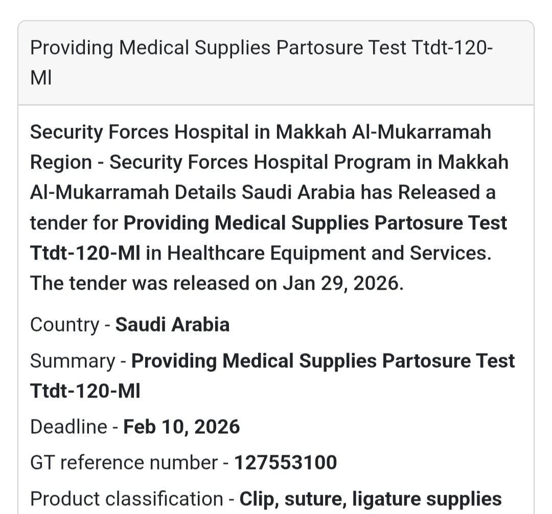 🧫 Partosure Test Supply