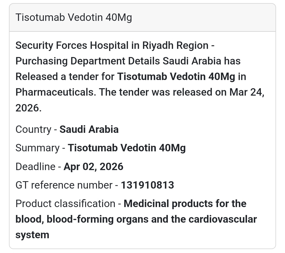 💊 Pharma Supply Opportunity
