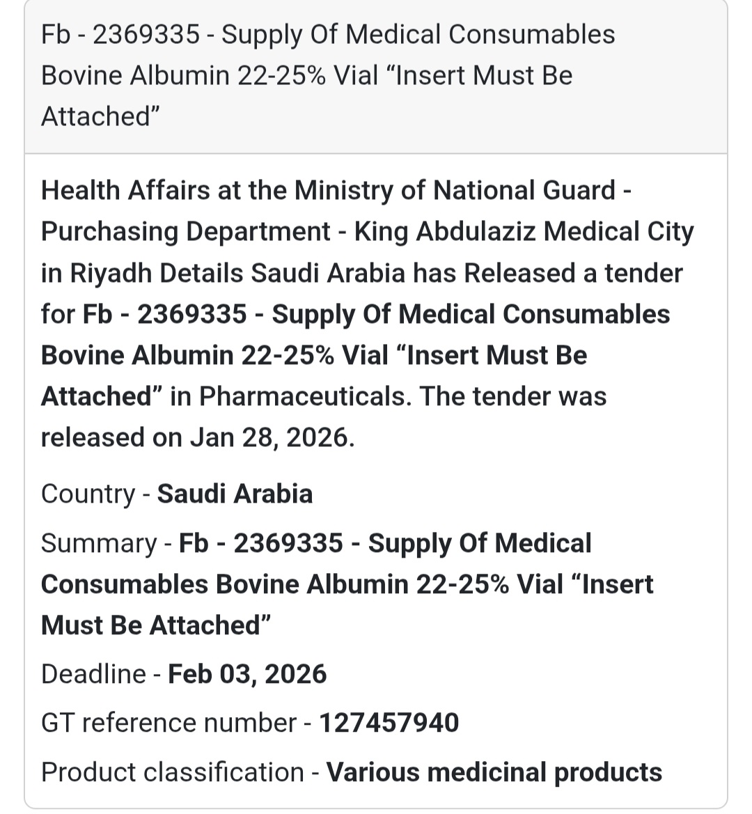 🧪 Pharmaceutical Laboratory Consumables | Riyadh